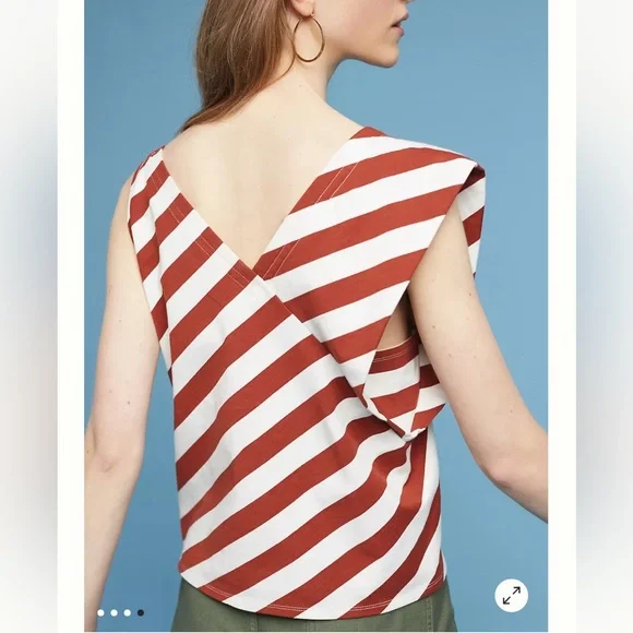 Anthropologie‎ Dulcina Asymmetrical Top M11 - Picture 3 of 7